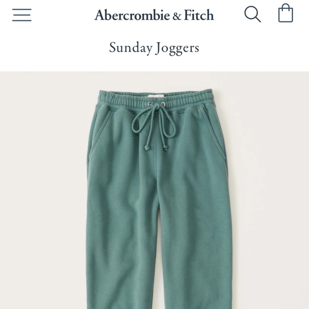 Abercrombie Green Joggers!